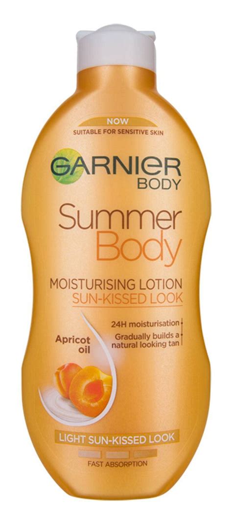 garnier sun kissed body lotion.